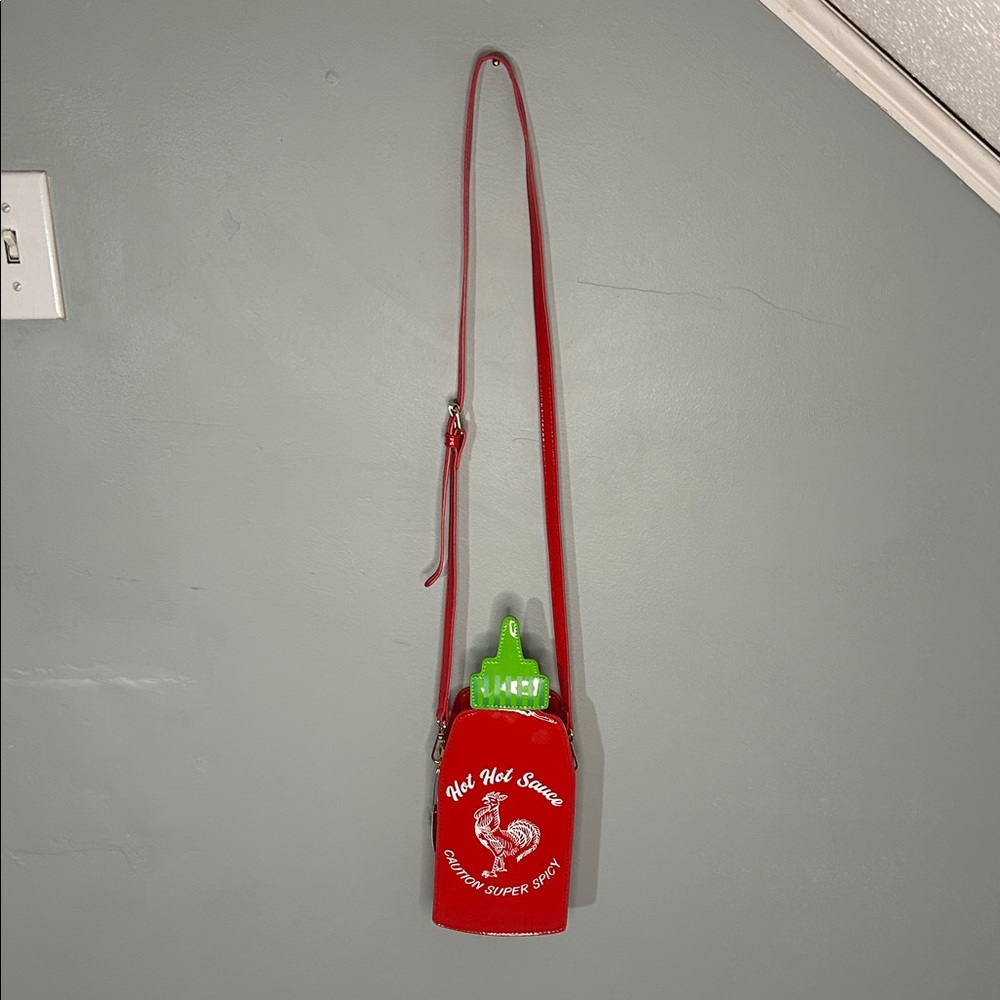 Hot Sauce Crossbody Phone Bag - Red